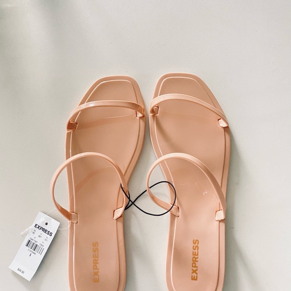 Express Jelly Slide Double Band Sandals - Picture 6 of 6